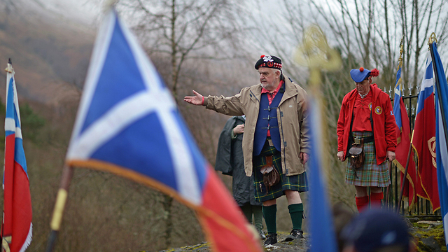 בסקרי דעת הקהל עדיין אין רוב בעד עצמאות סקוטלנד (צילום: Gettyimages) (צילום: Gettyimages)
