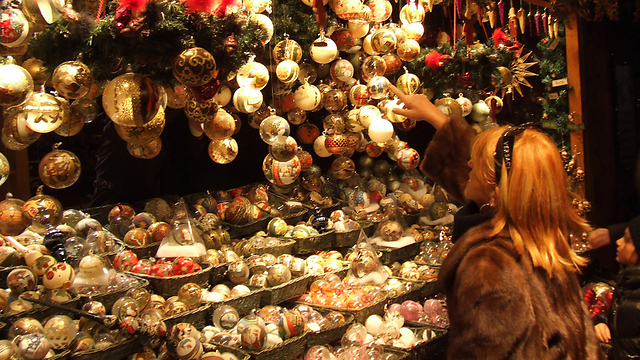 אחד הפופולריים באירופה. שוק חג המולד של וינה   (צילום: יואב גלזנר) (צילום: יואב גלזנר)