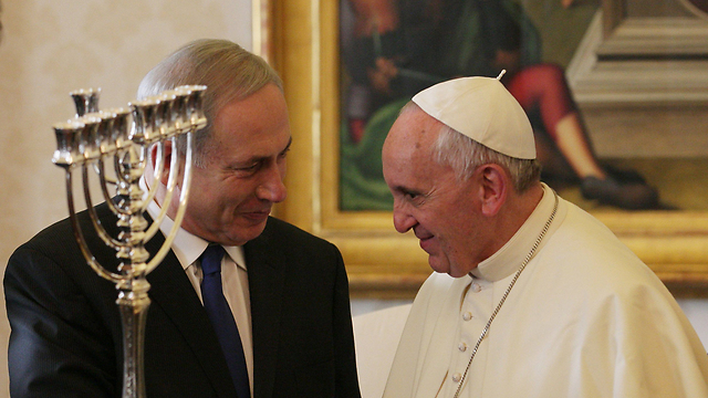 Pope Francis with Prime Minister Benjamin Netanyahu (Photo: MCT)