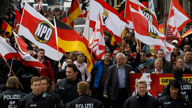 Demonstration of the German far-right NPD party (Photo: Reuters)