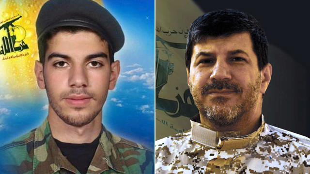 al-Laqqis with son who was killed in Second Lebanon War (Photo: AFP)