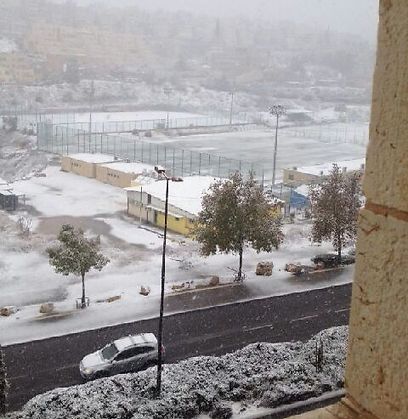 מזג האוויר המושלג בירושלים (צילום: פרטי) (צילום: פרטי)