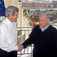 Kerry, Netanyahu in snowy Jerusalem