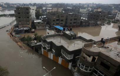 Gaza flooded (Photo: MCT)