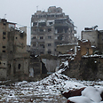 Snow in Homs, Syria