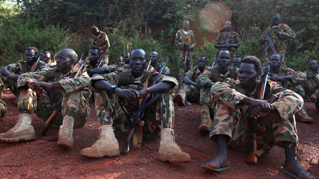 הדפו את המורדים. חיילים דרום סודניים (צילום: רויטרס) (צילום: רויטרס)