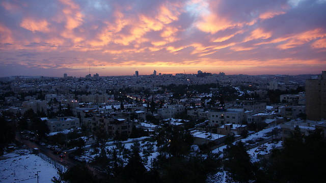 שקיעה בירושלים (צילום: נטלי פסלב ) (צילום: נטלי פסלב )