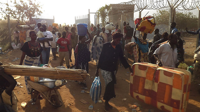 פליטים בדרום סודן (צילום: AFP) (צילום: AFP)