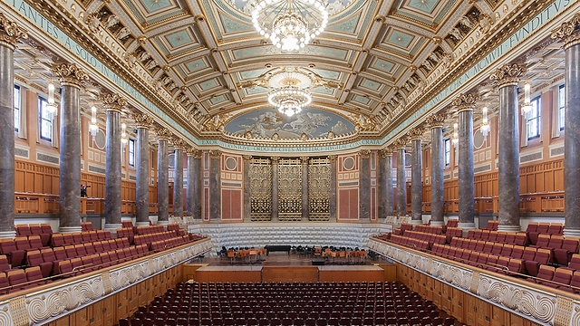 אולם קונגרס וקונצרטים מפואר מראשית המאה ה-20. וויסבאדן  (צילום: Martin Kraft) (צילום: Martin Kraft)