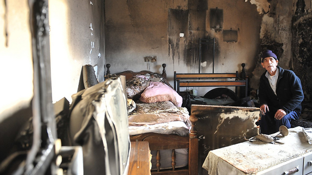 The Yohanan's apartment, destroyed by fire (Photo: Avi Roccah) (Photo: Avi Roccah)