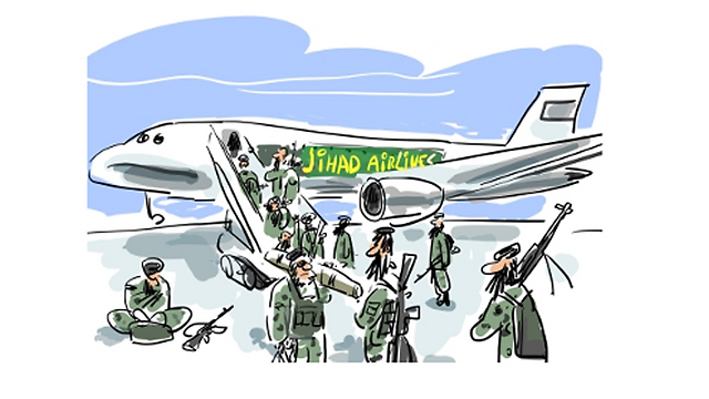 "ג'יהאד איירליינס". רכבת אווירית של לוחמים לסוריה  ()