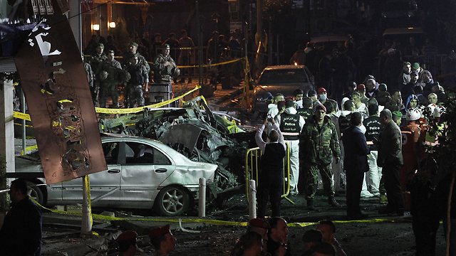 זירת הפיגוע הערב (צילום: AFP) (צילום: AFP)