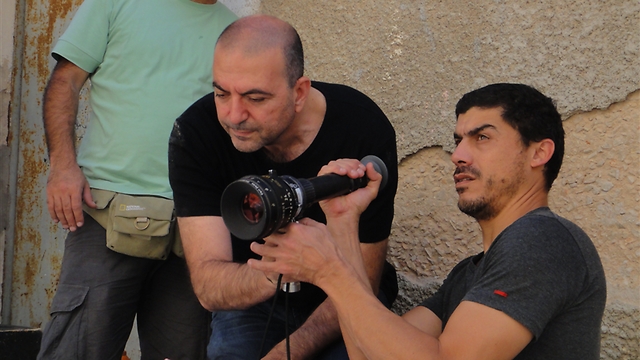 האני אבו-אסעד עם הצלם איהאב עסל ()