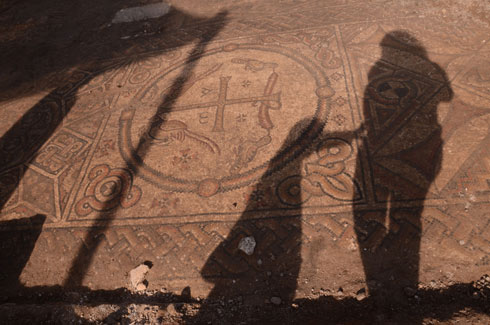 The Byzantine mosaic (Photo: IAA)