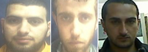 Al-Qaeda operatives: (R) Abu Najma, Aanam and Abu Sarah 