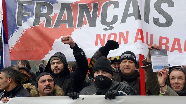 The protest against Hollande (Photo:AFP)