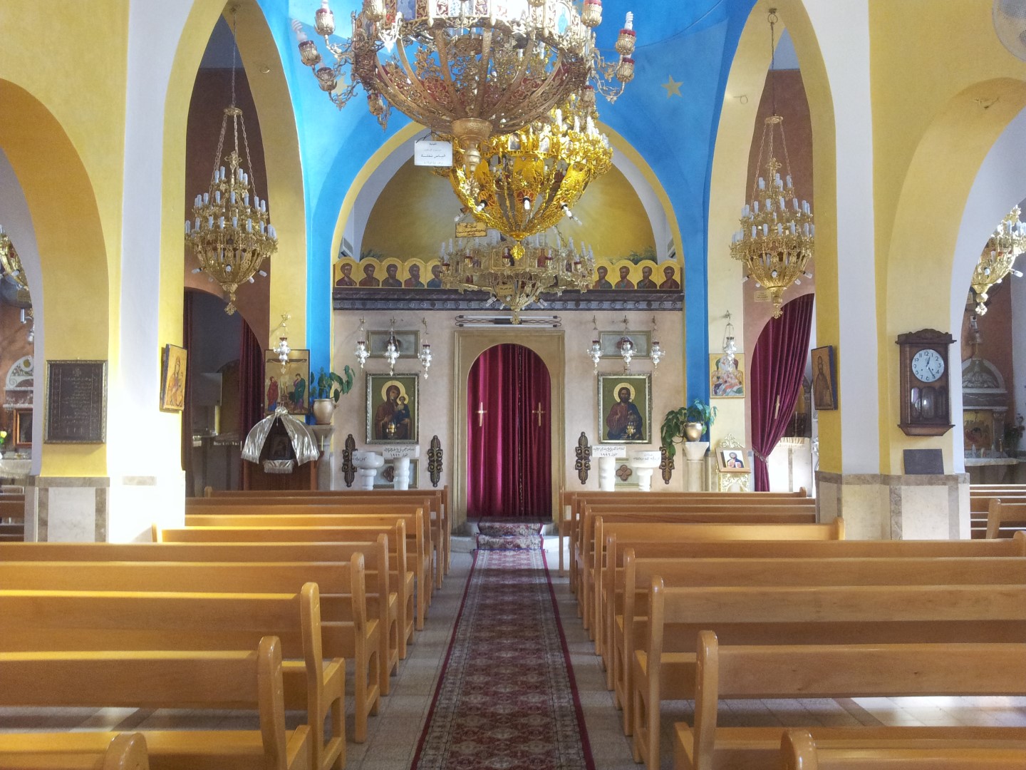 להכניס קצת צבע לטיול. הכנסייה היוונית-קתולית (צילום: זיו ריינשטיין) (צילום: זיו ריינשטיין)