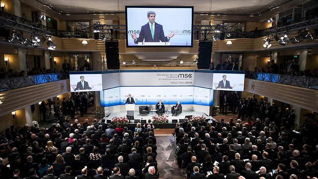 Secretary Kerry in Munich (Photo: Reuters)