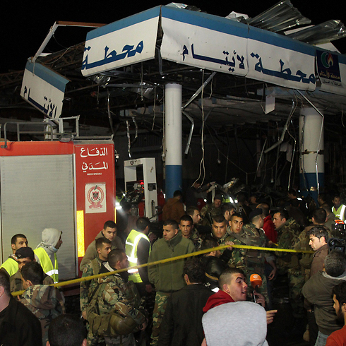 The gas station in Hermel (Photo: AFP)