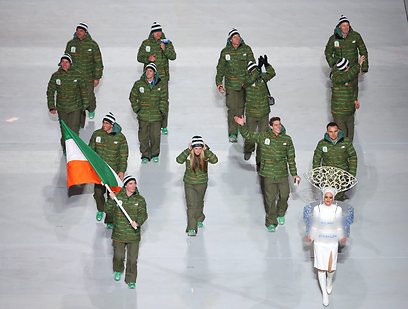 המשלחת האירית באצטדיון האולימפי (צילום: גטי אימג'ס) (צילום: גטי אימג'ס)