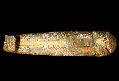 Egyptian mummy sarcophagus (Photo: AFP)