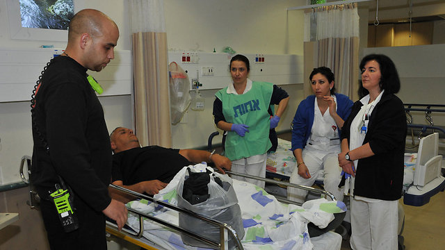 Nahariya Hospital treats the wounded (Photo: Roni Albert) (Photo: Roni Abert)
