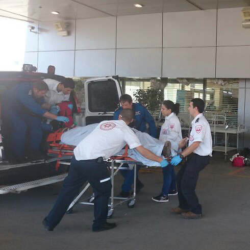 הנפגעים פונו לבית החולים רמב"ם בחיפה ()