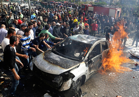 Aftermath of Beirut bombing (Photo: Reuters) (Photo: Reuters)