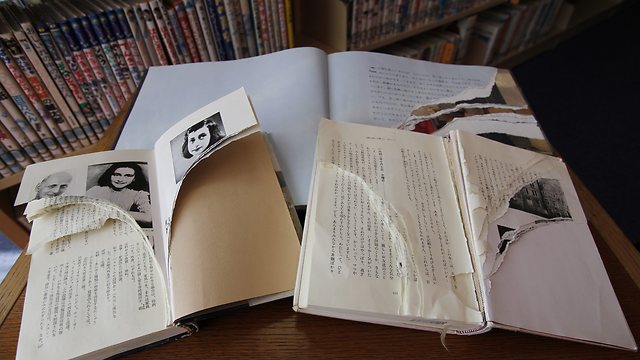 Torn copies of The Diary of a Young Girl (Photo: AP)