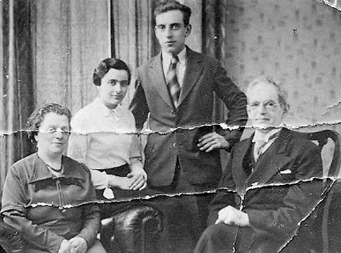 The Bielefeld family: Alfred, Kurt, Marion and Helen 