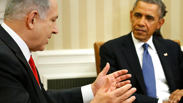 Netanyahu and Obama at the White House (Photo: Reuters)