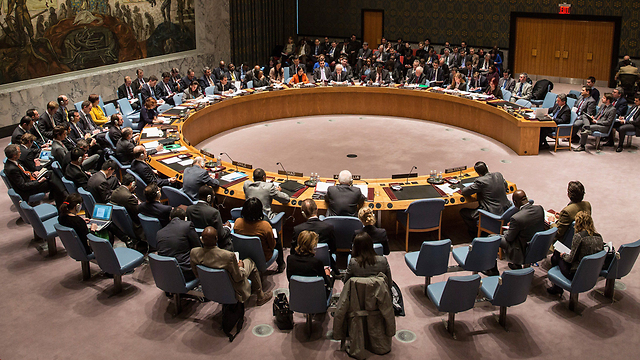 דיון מועצת הביטחון של האו"ם, הלילה בניו-יורק (צילום: AFP) (צילום: AFP)