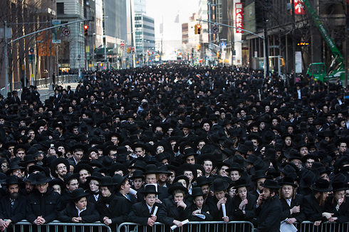 Ultra-Orthodox Jews in Manhattan (Photo: EPA)