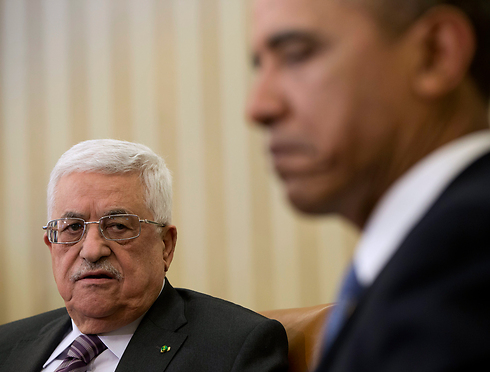Abbas and Obama meet at the White House (Photo: AP)
