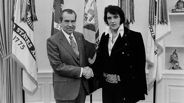 לצד נשיא ארה"ב ריצ'רד ניקסון (צילום: Gettyimages Imagebank) (צילום: Gettyimages Imagebank)