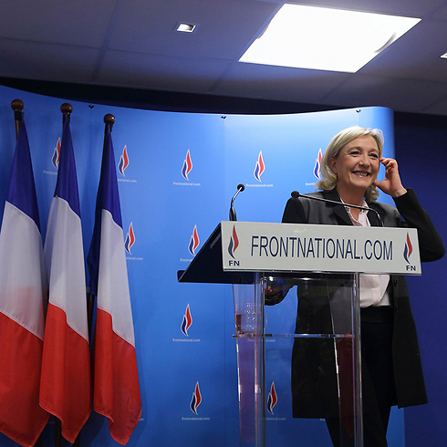 לה פן. מפלגתה עשויה לזכות בחלק גדול של המושבים של צרפת (צילום: רויטרס) (צילום: רויטרס)