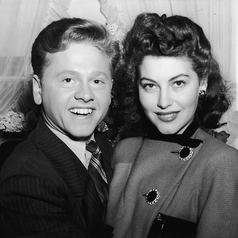 Rooney with his first wife, Ava Gardner (Photo: Getty Images)