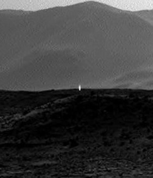 זאת ההוכחה? אלומת האור על המאדים (צילום: NASA) (צילום: NASA)