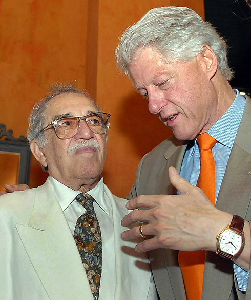 Marquez and former US President Bill Clinton (Photo: AFP)