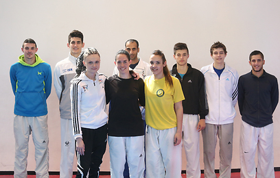 הנציגים הישראלים באליפות אירופה (צילום: אורן אהרוני) (צילום: אורן אהרוני)