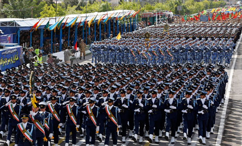 Military parade in Iran (photo: EPA)