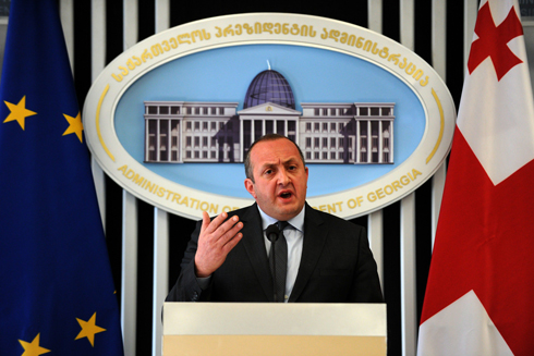 התלמיד המשתפר. נשיא גאורגיה מרגוולשוויילי (צילום: AFP) (צילום: AFP)