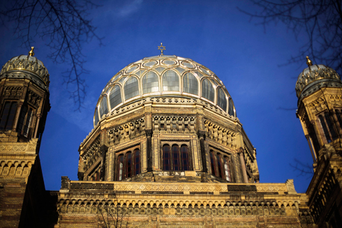 The Neue Synagoge in Berlin. Around 200,000 Jews live in Germany today (Photo: AP) 