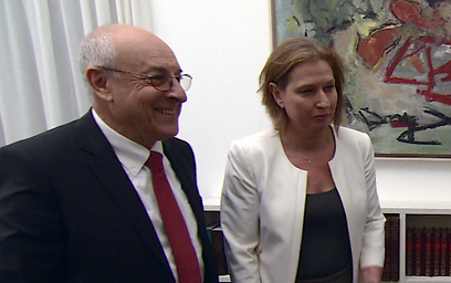 Molcho repeatedly undermined Livni (Photo: GPO)