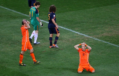 רובן בגמר ב-2010. איך הולנד עדיין לא זכתה בגביע העולם? (צילום: GettyImages) (צילום: GettyImages)