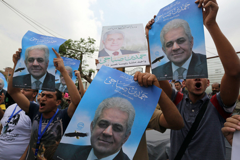 המועמד חמדין סבאחי סירב לפרוש - למען הדמוקרטיה (צילום: רויטרס) (צילום: רויטרס)