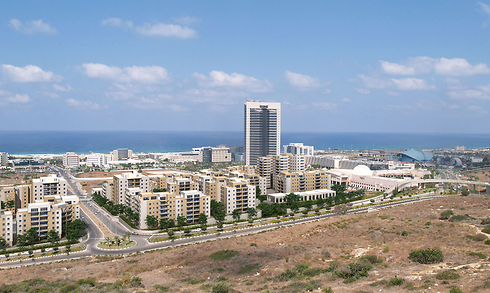 הדמיית השכונה החדשה שתוקם בדרום חיפה (צילום: צביקה רוגר) (צילום: צביקה רוגר)