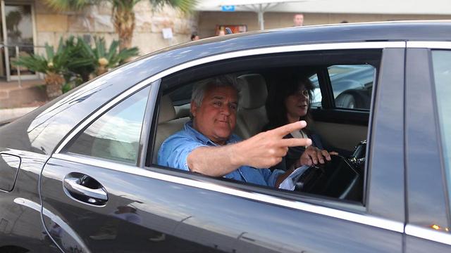 Jay Leno. First visit to Israel