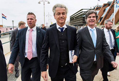 מפלגת החירות ההולנדית הגיעה רק למקום הרביעי. חרט וילדרס  (צילום: רויטרס) (צילום: רויטרס)