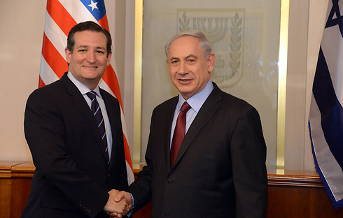 Cruz with Netanyahu (Photo: GPO)